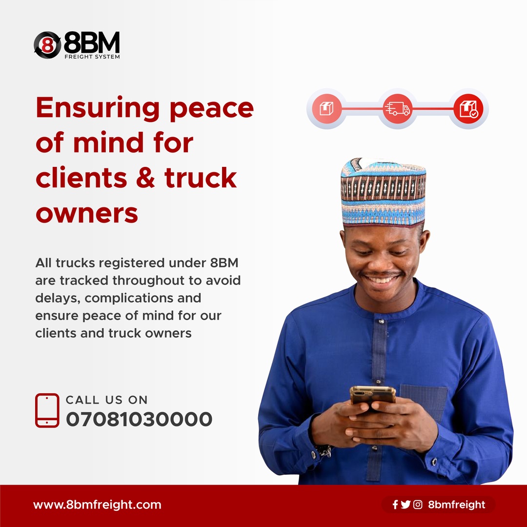 At 8BM, we're more than just haulage. 🕊️ Our technology-driven logistics ensure timely deliveries, so you can relax knowing your cargo is in safe hands. 👷‍♂️

Trust 8BM for worry-free haulage services. 

#8BM #HaulageServices #PeaceOfMind #Efficiency #ReliableLogistics