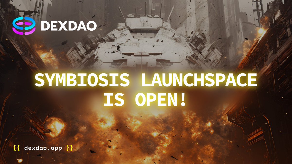 Our Launchspace is now open! Seize the opportunity to become a liquidity provider for @symbiosis_fi futures token! Earn a percentage of trading commissions and participate in governing the DAO! dexdao.app/launchspace/0x…