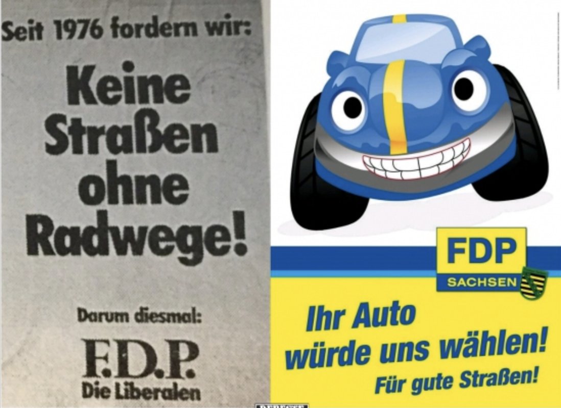 Was ist nur mit der FDP zwischen 1976 und heute geschehen?