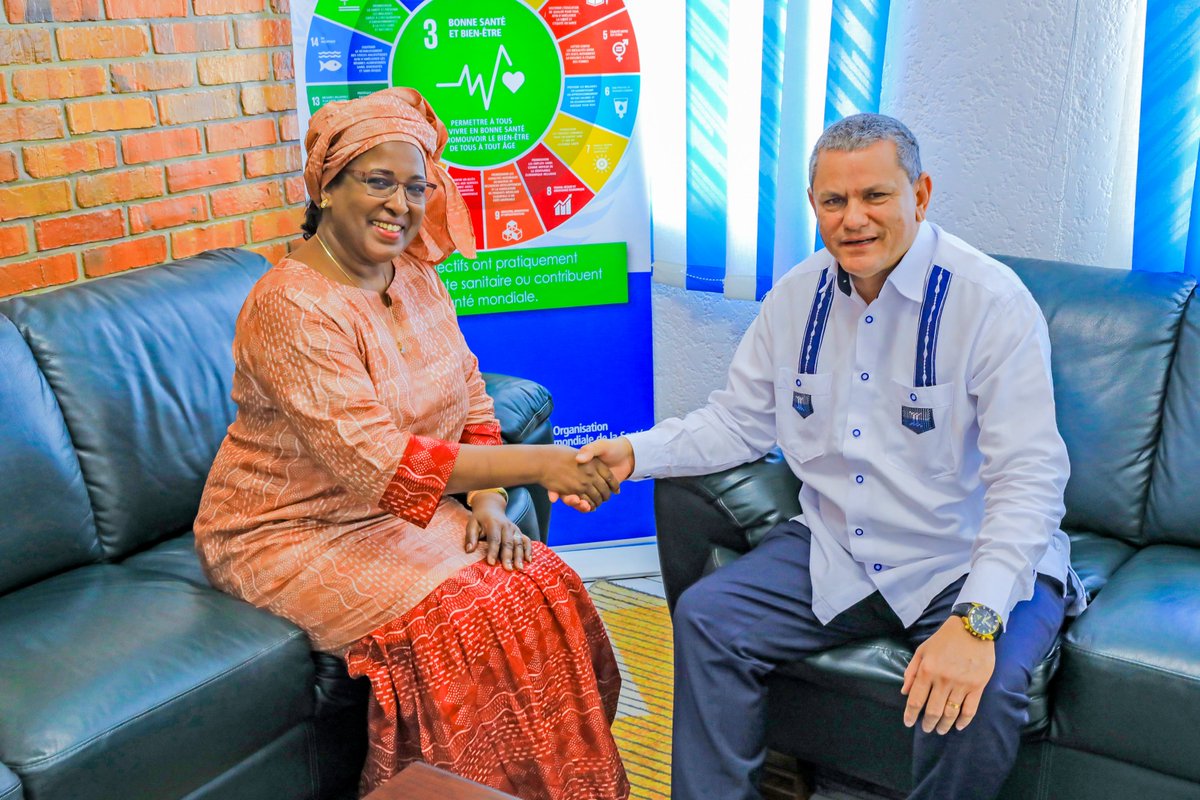 Rencontre ce 12/12 entre <a href="/DrCrespin/">Dr Xavier Crespin</a> et <a href="/nsallaba/">Dr Ndoungou Salla Ba</a>, coordinatrice régionale des équipes #MCAT pour l’Afrique. Au menu de leurs échanges : l’appui technique de l’équipe régionale au bureau pays de <a href="/WHO/">World Health Organization (WHO)</a> sur la base du Plan de Travail de <a href="/WhoBurundi/">WHO Burundi</a>.