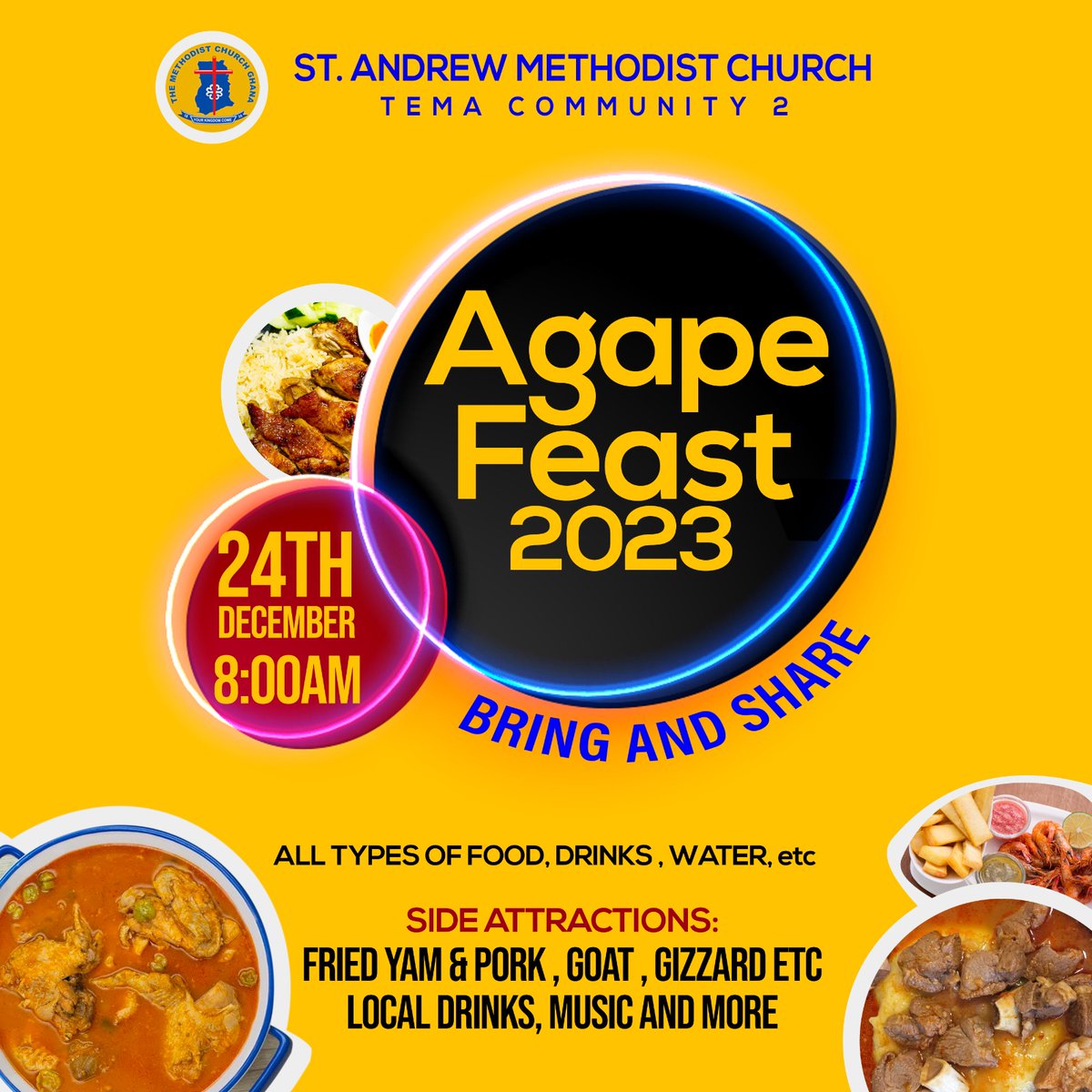 Agape Feast 2023 ❤️ Mark your 📅 #agapefeast #legon #UPSA #CristianoRonaldo #JesusLoveYou #JoyNews #CitiNewsroom #KNUST