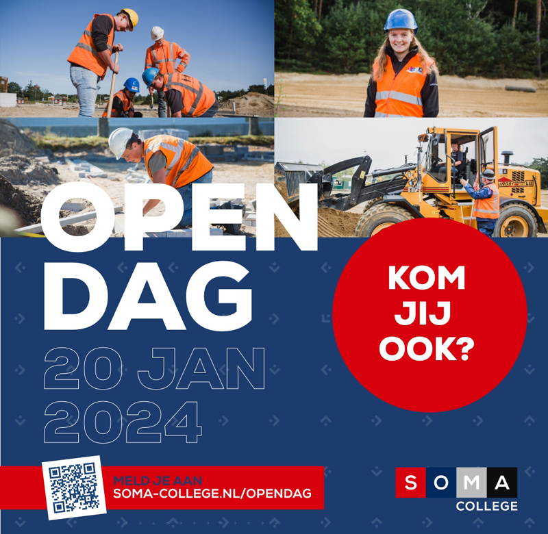 Meld je nu nog aan voor de open dag!👷‍♂️👷‍♂️