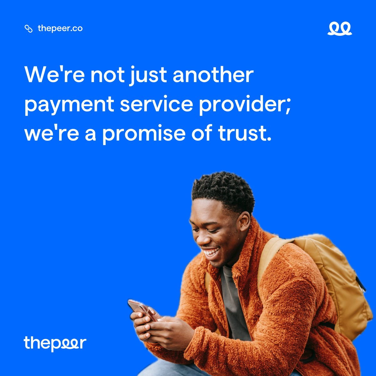 Trust in a payment platform that's as reliable as your promise to your customers.

Integrate Thepeer to your business today for a payment process your customers will love.

Visit thepeer.co to get started for FREE.