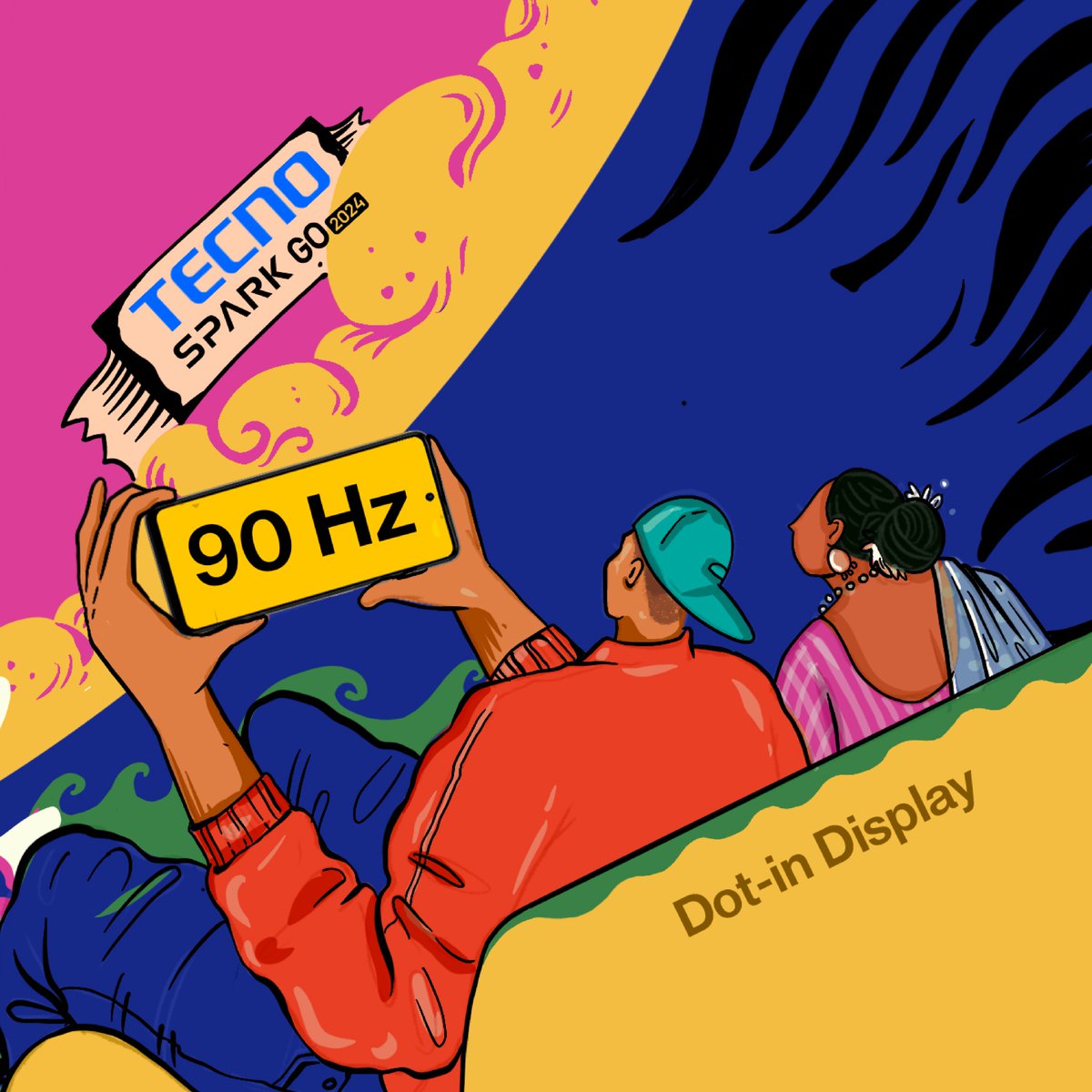 TecnoMobileInd's tweet image. Experience a swift spark of stunning visuals!💫

Feel the Spark of 90Hz Dot-In Display on TECNO #SparkGo2024.

Sale is now live starting from ₹6,699 on @amazonIN and at your nearest retail outlets.
Shop now: knw.one/AZmN

#TECNOSmartphones #BharatKaApnaSpark