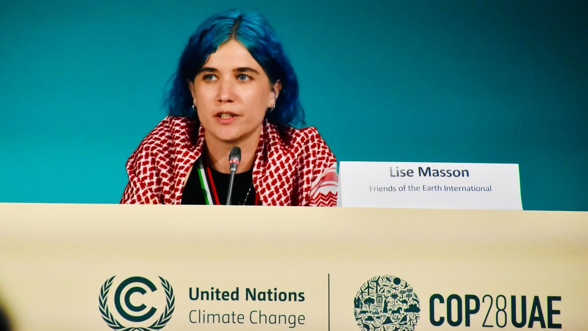 @FoEAsiaPacific @belabd1992 'Climate justice means action that upholds equity, recognises historical responsibilities and doesn’t further patterns of extractivism & colonialism. We’ve seen justice trampled by Big Polluters & rich countries at #COP28 and across the world for decades' -Lise Masson, FoEI