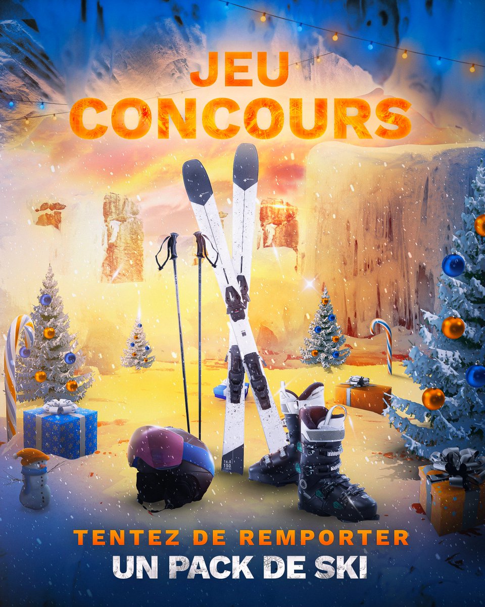 EDF_Sport's tweet photo. 🎁 JEU CONCOURS EXCEPTIONNEL 🎁

Qui dit hiver dit saison du ski 🤩⛷ Remportez un pack exclusif pour rider sur les plus belles pistes ❄

Pour participer :
✅ Follow @energiedusport
✅ RT ce tweet

*Photos non contractuelles https://t.co/GZrNb96INj