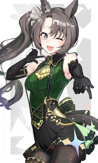 #ウマ娘  サトノクラウンひきました、  相棒との挑戦!ってかんじでめっちゃいいシナリオだった