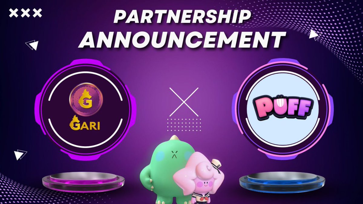 🚀 𝐄𝐱𝐜𝐢𝐭𝐢𝐧𝐠 𝐧𝐞𝐰𝐬! #GariNetwork is partnering with <a href="/Puffverse/">Puffverse</a> 🤝 

Puffverse is a 3D virtual metaverse that invites users to step into a Disney-like dreamland filled with wonder and magic.

Our collaboration is set to elevate marketing strategies and enhance social