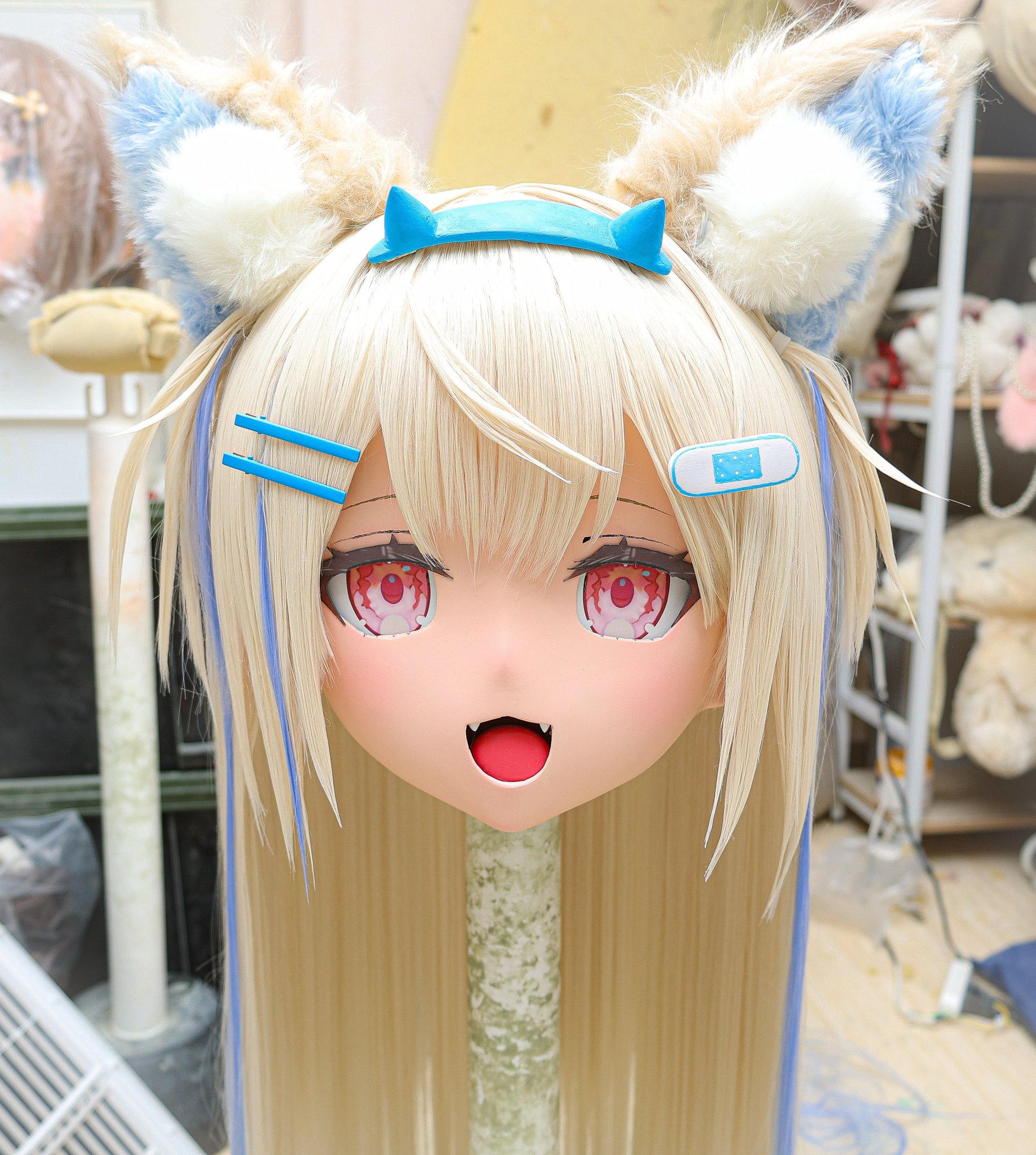 【在庫あり】レム(リゼロ) 　着ぐるみ　マスク　 コスプレ　コスチューム　鍵付き 在庫あり】レム(リゼロ) 着ぐるみ マスク コスプレ コスチューム 鍵付き