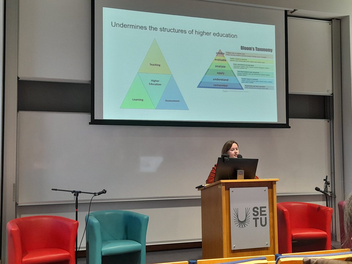 Really interested in Dr Orna Farrell's @DCU keynote on Human Centered Digital Education with AI @DEC23Conf @SETU_Education. Really engaging presentation!