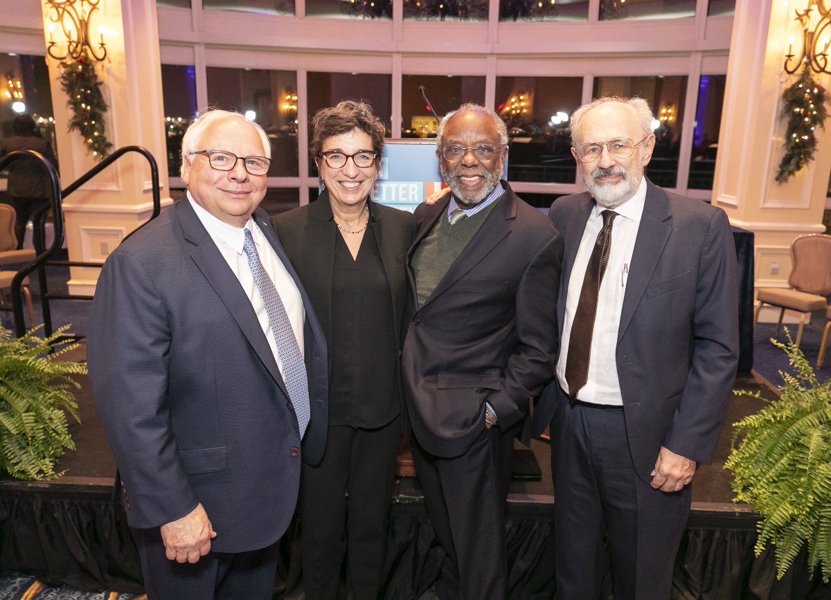 Last week, A Better City honored Kathy Abbott, Rick Dimino, Alex Krieger, &amp; Ted Landsmark with Norman B. Leventhal Excellence in City Building Awards for their tireless efforts to build a better city for all in their respective fields! #mapoli