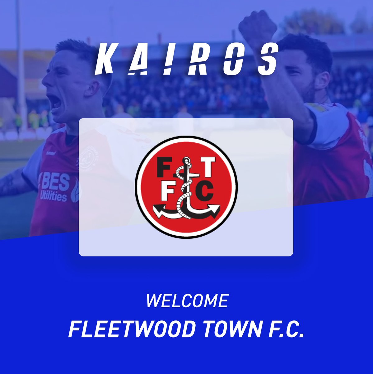 Join us as we welcome Fleetwood Town FC 🙌 We're delighted to share the Kairos system will be used for all Team Operations & Communication! To learn more, drop us a message 🤝