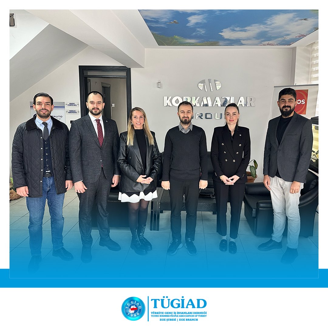 TÜGİAD Ege İş Geliştirme ve Üye İlişkileri Komisyonu, Şube Başkanı Engin Korkmaz’ı Korkmazlar Group’ta ziyaret etti.
Söz konusu ziyarete Komisyon Başkanı Safa Mert Gümrükçü, Ayris Salcan, Can Koparan, Sercan Taştan ve Şube Koordinatörü Bahar Kocaman katıldı.