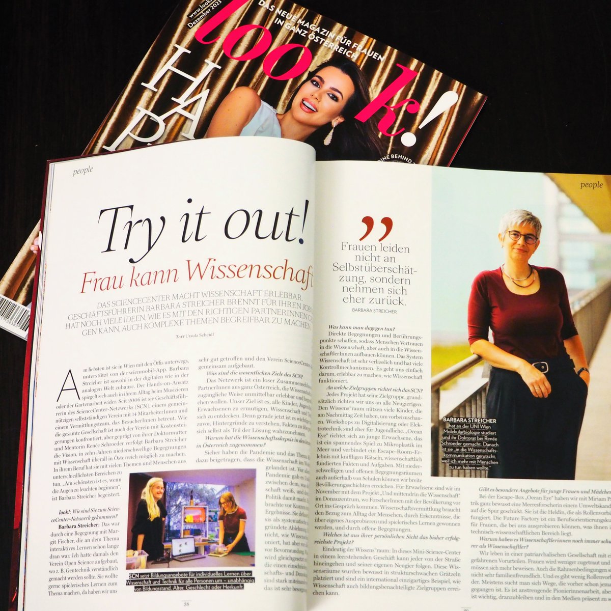 Wissenschaft und Lifestyle? Wissenschaft als Lifestyle?
Barbara Streicher: „Es geht uns einfach darum, erlebbar zu machen, wie Wissenschaft funktioniert!“
Fotocredit: Elisabeth Lechner
#science #communication #wissenschaft #wissenschaftskommunikation #interview #behindthescenes