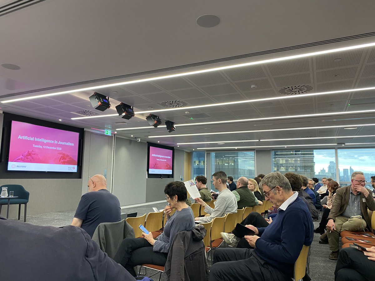 Here to listen to the latest from the <a href="/NCTJ_news/">NCTJ</a> on #ArtificialIntelligence and 
#journalism