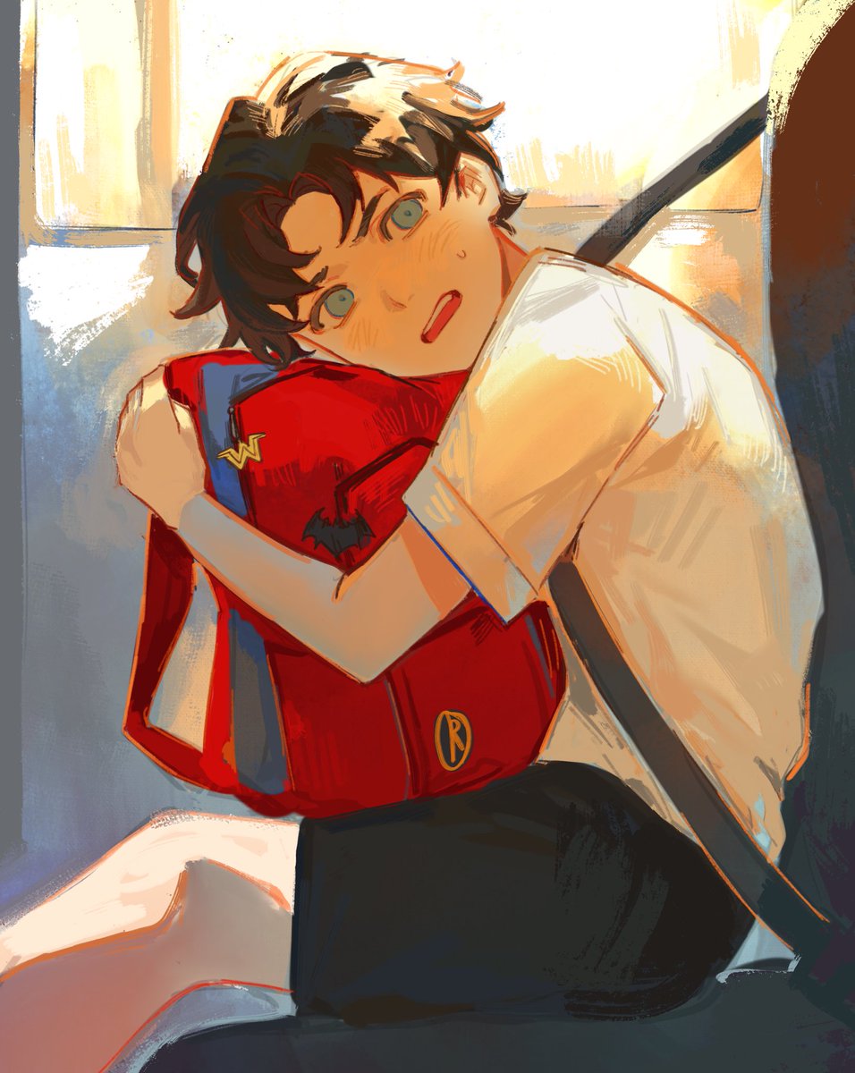 #jasontodd 
收养后的第一次上学