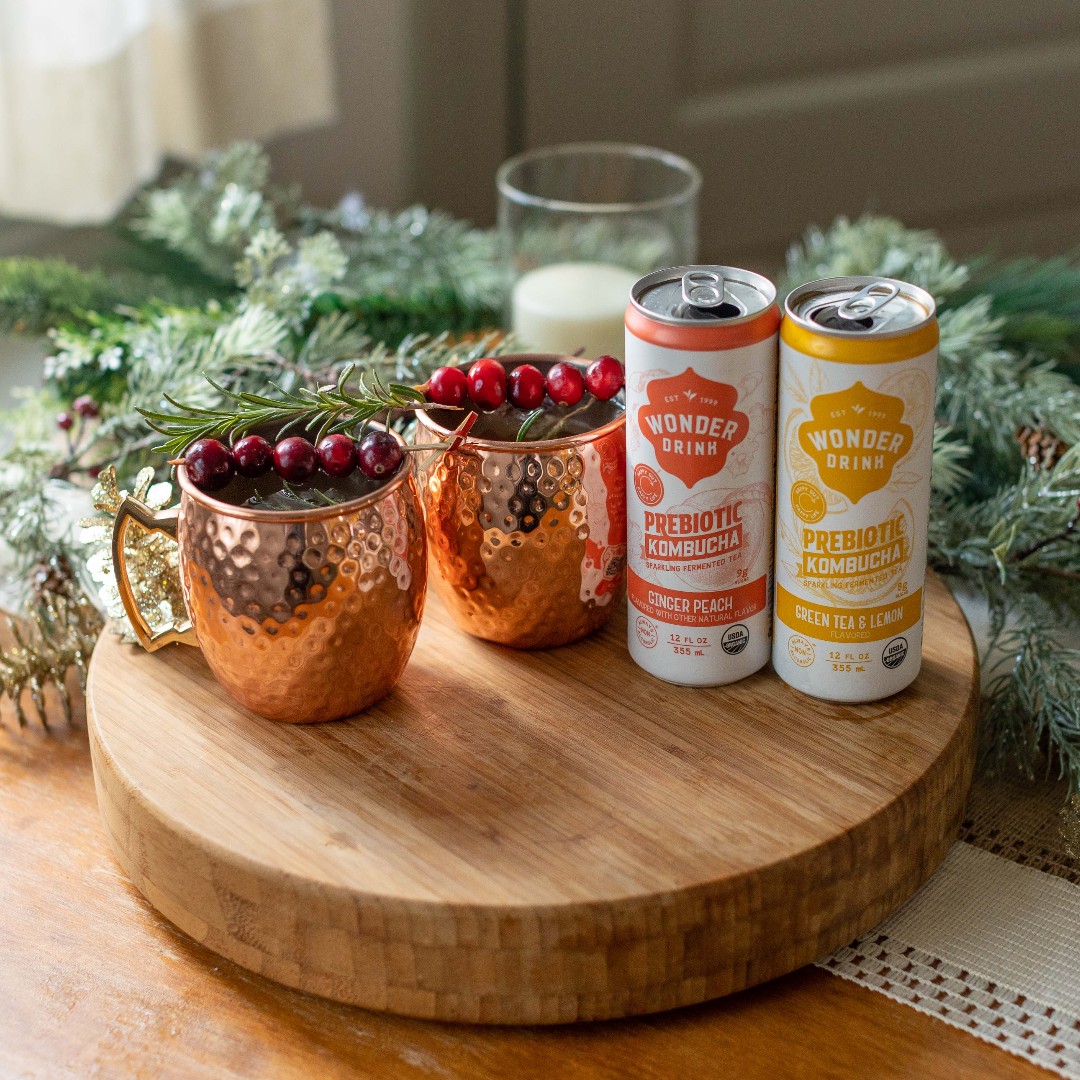 Enjoy a Moscow Mule made with prebiotic kombucha! This recipe is perfect for a holiday drink.
ow.ly/Q3cV50Q51Pn