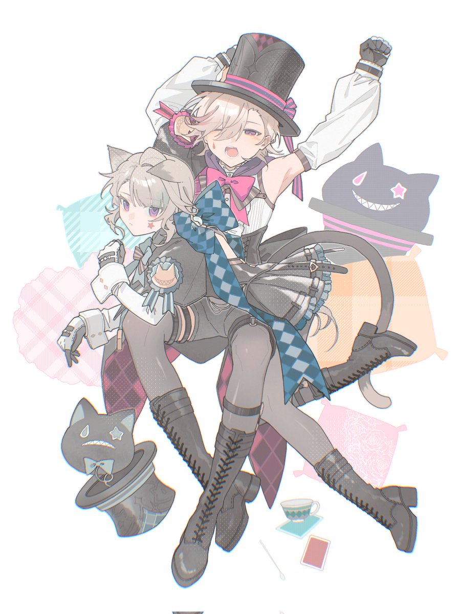 お早う🐱🎩 #lyney #Lynette