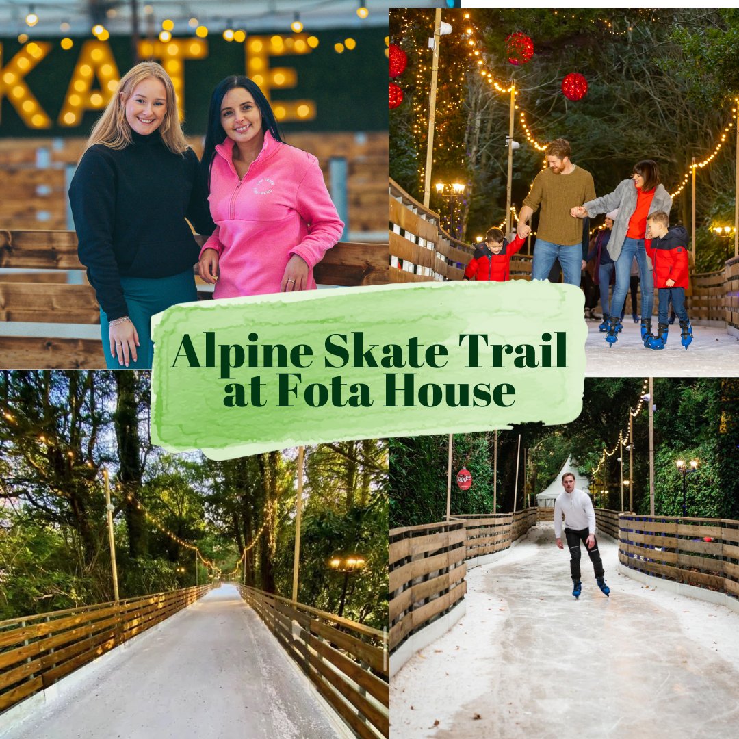 Brace yourself for an unforgettable #experience as the heart of Cork transforms into a #winter wonderland, offering the thrill of #skating on a massive 300-metre rink 📅 3 November 2023 - 28 January 2024 🕰️ 10am to 10 pm📍 Fota House #SkatingAdventures #FestiveFun #DriversGuide