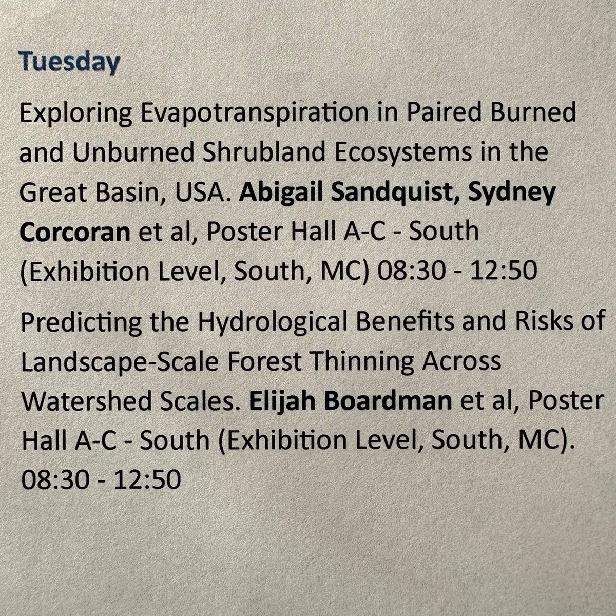 Graduate Program of Hydrologic Sciences (@nevada_water) on Twitter photo It’s Tuesday at #AGU23 - meet our students at their talks and posters and find us at the <a href="/DRIScience/">Desert Research Institute</a> booth! <a href="/theAGU/">AGU (American Geophysical Union)</a> <a href="/AGU_H3S/">AGU Hydrology H3S</a> #gphs #NevadaWater It’s Tuesday at #AGU23 - meet our students at their talks and posters and find us at the <a href="/DRIScience/">Desert Research Institute</a> booth! <a href="/theAGU/">AGU (American Geophysical Union)</a> <a href="/AGU_H3S/">AGU Hydrology H3S</a> #gphs #NevadaWater