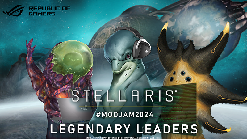 Stellaris on X: It's time for our #MODJAM2024 theme reveal! Participating  modders will be creating ✨LEGENDARY LEADERS ✨ and the Stellaris community  will vote to award some fab prizes from Republic of