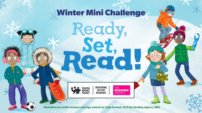 It's time to ready, set, read! Curl up with a good book or three this Christmas to take part in the winter mini reading challenge until 19 February: tinyurl.com/dpcv8sk2