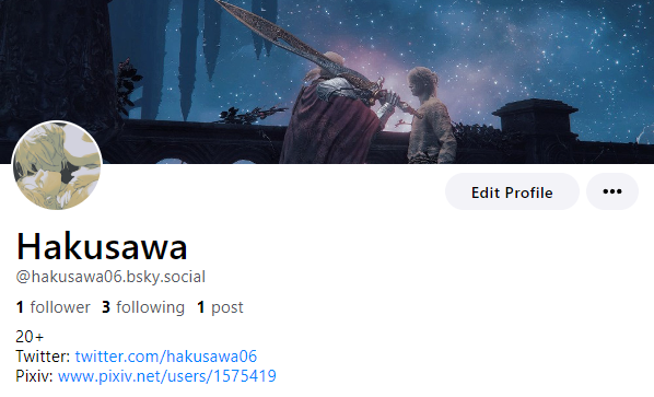 hakusawa06's tweet photo. 🥳招待コードをいただいてblueskyのアカウントを作ってみました！使い道はまだ決まってないですがよろしくお願いします……🥲 https://t.co/VnEhRjeJxr