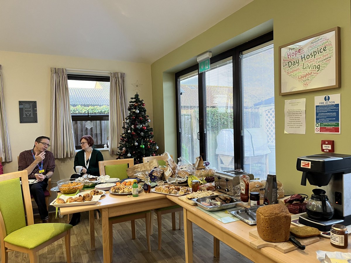 Hospice Xmas bring and share breakfast. 
May not need to eat for the rest of the week <a href="/fnhcofficial/">Florence Nightingale Hospice Charity 💙</a> <a href="/bhtpallcare/">BHT Specialist Palliative Care</a> <a href="/BucksHealthcare/">Buckinghamshire Healthcare NHS Trust</a>