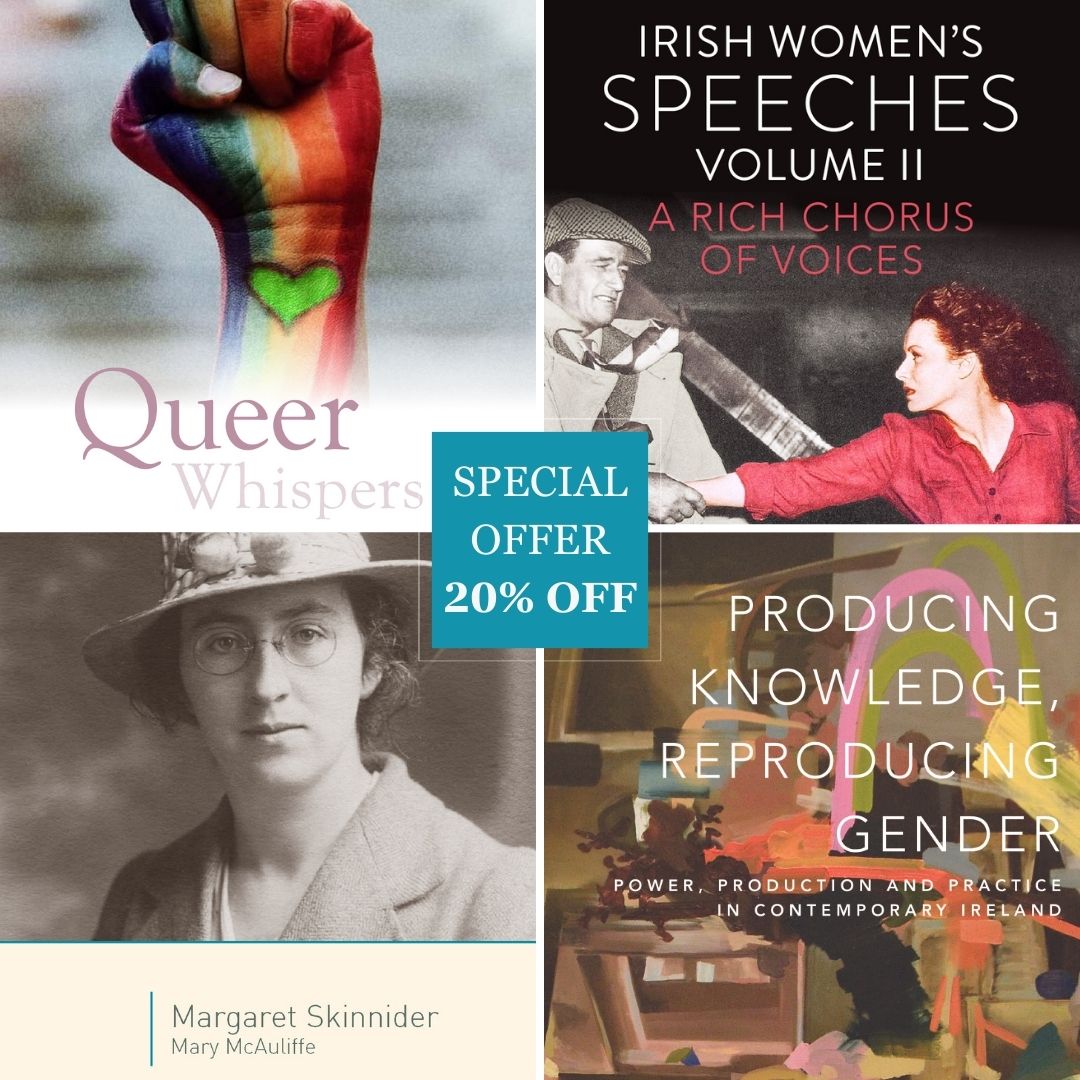 To celebrate the release of The Diaries of Kathleen Lynn: A Life Revealed through Personal Writing by Mary McAuliffe and Harriet Wheelock, please enjoy 20% off on a selection of Gender Studies and Irish women's history books. ucdpress.ie/offers.asp