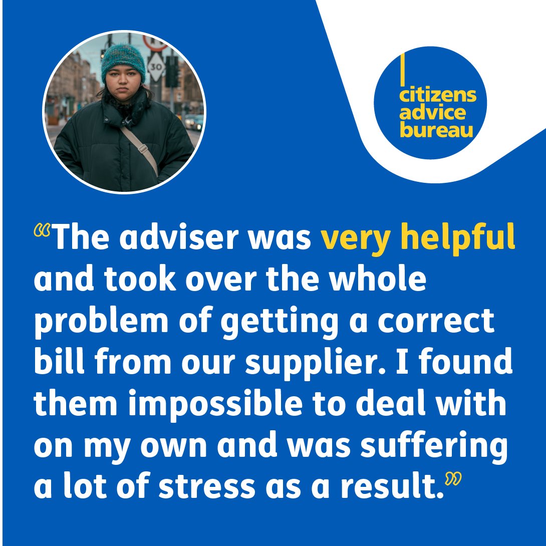 Feeling unheard by your energy supplier? Our advisers can help with supplier communications and get you back on track with your bills. Contact us today 👉cas.org.uk/worried #WorriedThisWinter