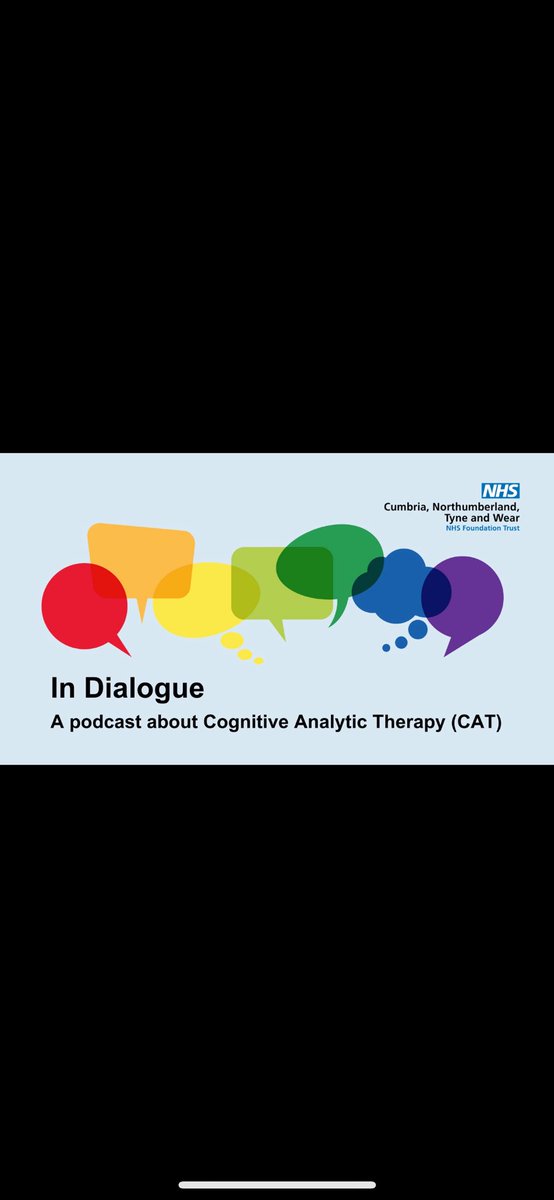 Please Share #ICYMI 
Revisiting early episodes as we await the release of Episode 3: CAT with Young People in secure settings. 

🎙️ In Dialogue: CAT Podcast🎙️ 
With monthly episodes, exploring the developments, application and experience of #CognitiveAnalyticTherapy