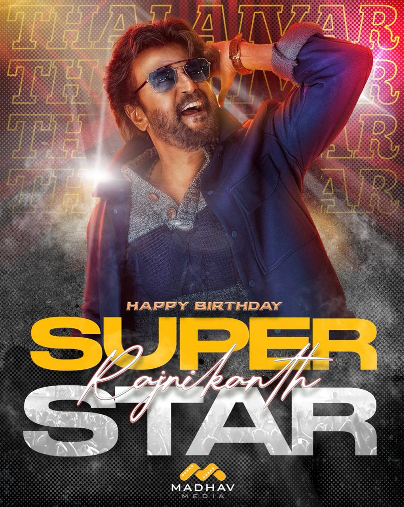 Only one... Super One... Happy Birthday Super ⭐ #superstar #Rajinikanthbirthday