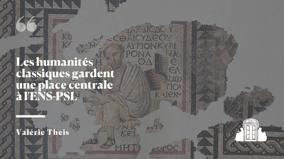 École normale supérieure | PSL (@ens_ulm) on Twitter photo 📖 Parce qu’elles sont fondamentales pour la #recherche, la #culture et la #société, l’ENS <a href="/psl_univ/">Université PSL</a> continue à assurer l’avenir des #humanités classiques. Explications avec Valérie Theis, directrice adjointe Lettres et sciences sociales 👉 bit.ly/3Rjx8lZ 📖 Parce qu’elles sont fondamentales pour la #recherche, la #culture et la #société, l’ENS <a href="/psl_univ/">Université PSL</a> continue à assurer l’avenir des #humanités classiques. Explications avec Valérie Theis, directrice adjointe Lettres et sciences sociales 👉 bit.ly/3Rjx8lZ