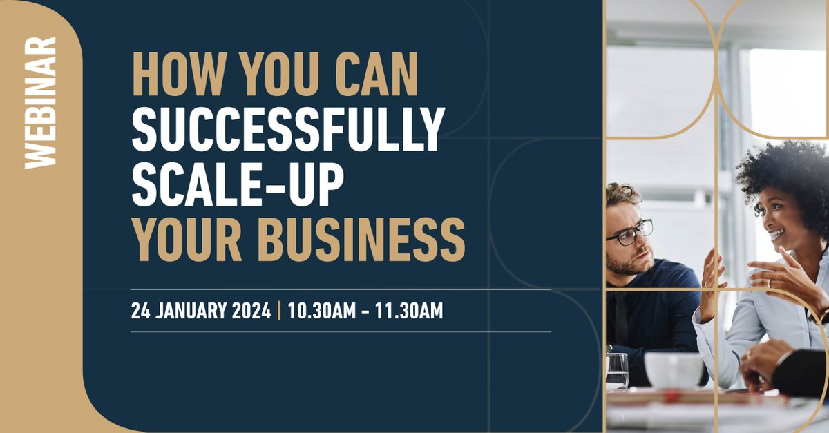 📈 How can you successfully scale up your business? 📈 Find out on our webinar - ‘How you can successfully scale up your business’ in partnership with @BDBpitmans! Secure your place here: sites-bdbpitmans.vuturevx.com/21/3522/compos… #Entrepreneurs #GBEA23 #Scaleup #BDBPitmans
