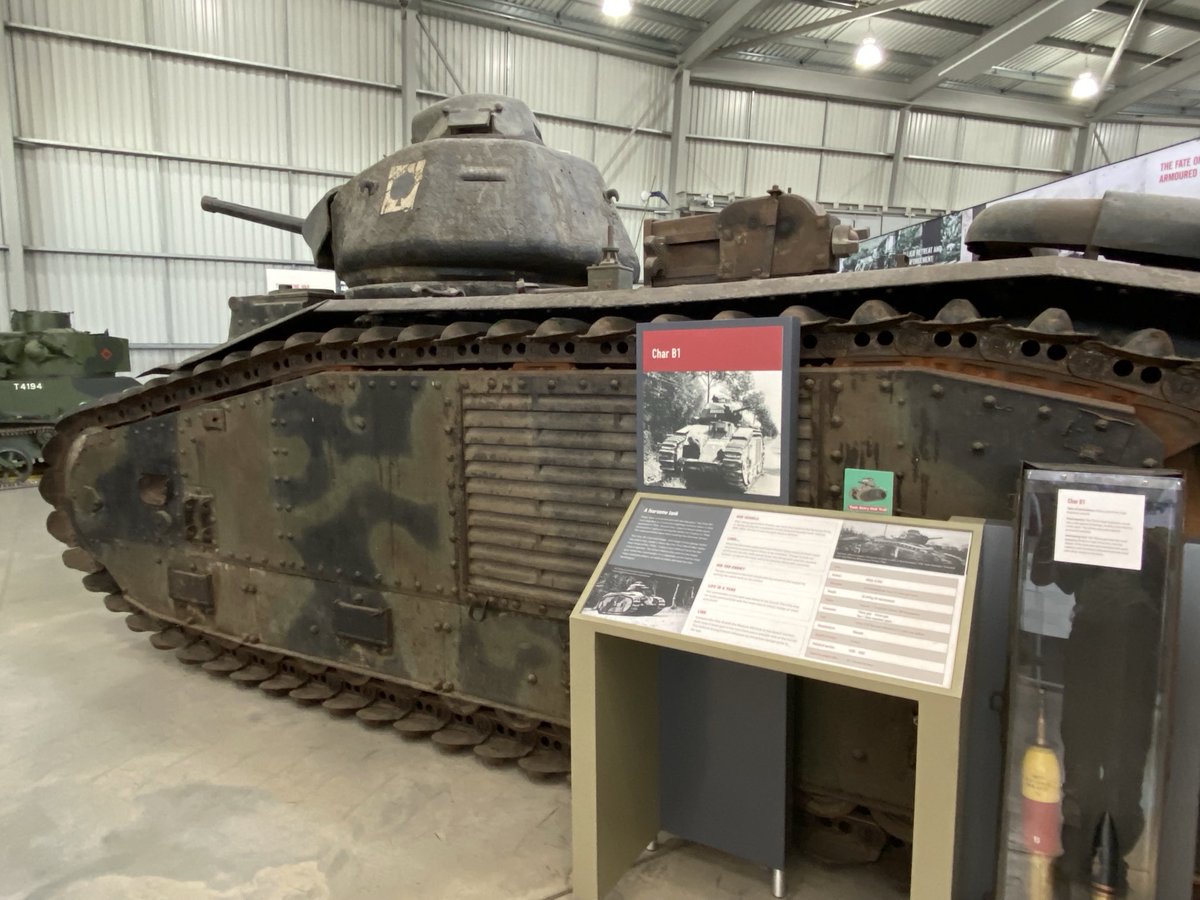 For #TankTuesday, the ⁦@TankMuseum⁩’s Char B1.