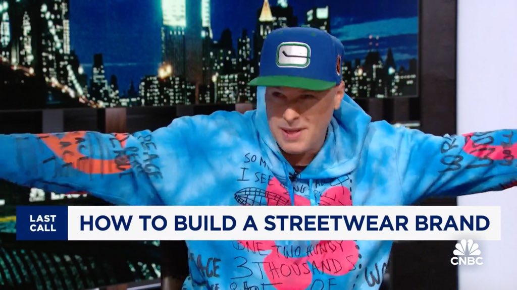 Big blessings ❤️ Last Night @realsnowmilk on @LastCallCNBC with @SullyCNBC on @cnbc #streetwear #fashion #fyp
