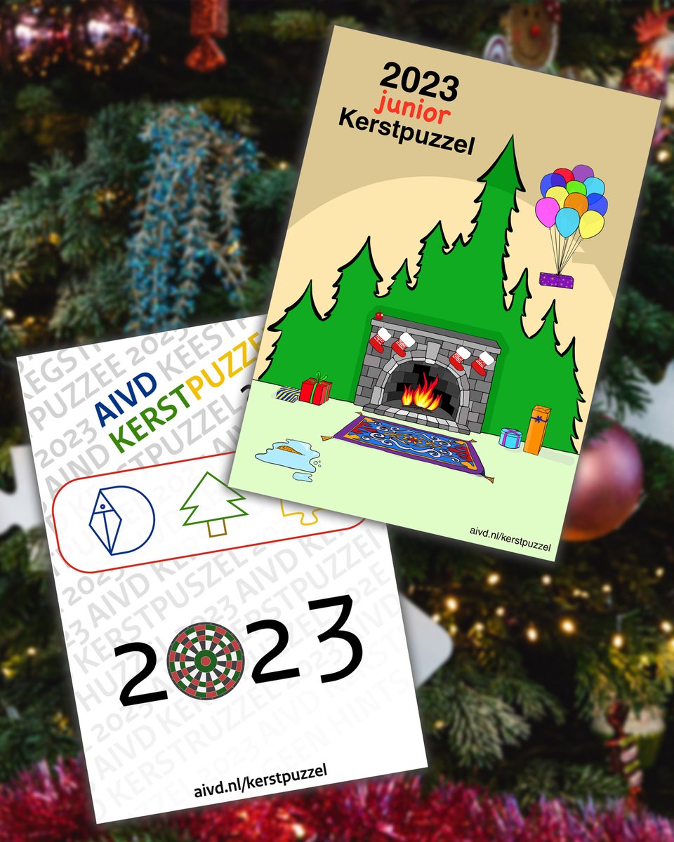 Kerstpuzzelaars klaar? Oplossen maar! Het is tijd voor die jaarlijkse traditie: de AIVD kerstpuzzel en de juniorkerstpuzzel. Ze staan nu online🎄aivd.nl/actueel/nieuws…