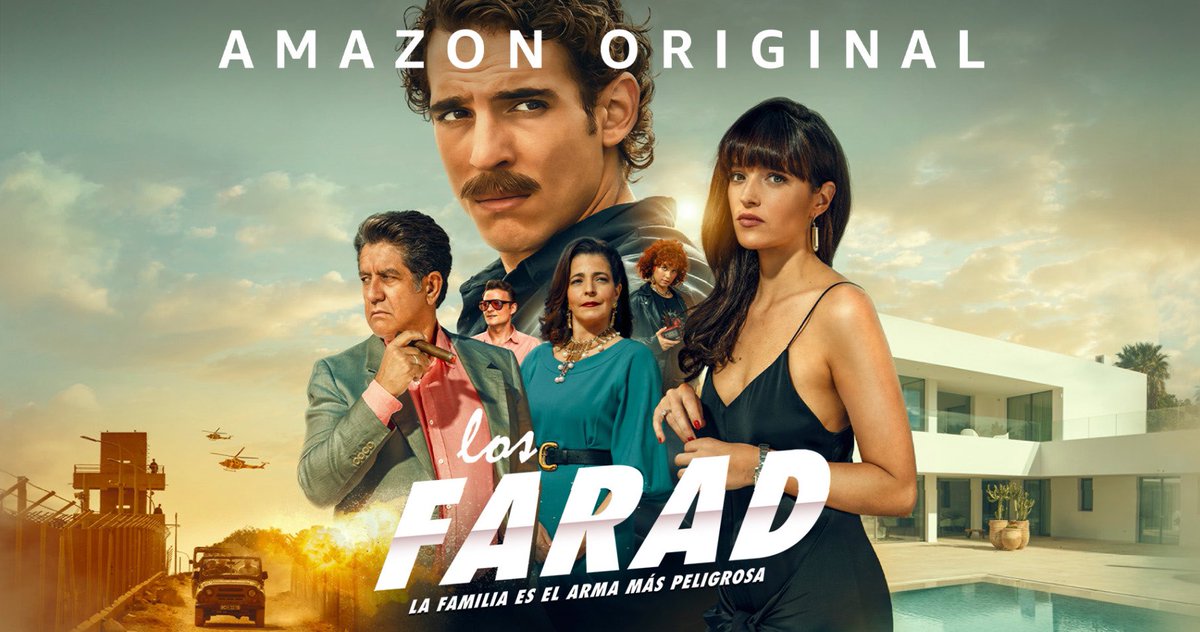 Hoy martes se estrena completa en @PrimeVideoES la serie #LosFarad

'Marbella, años 80. Oskar sueña con un futuro prometedor. Éste conoce a los Farad, una familia que le ofrece su futuro con el más inesperado de los oficios: el tráfico de armas'