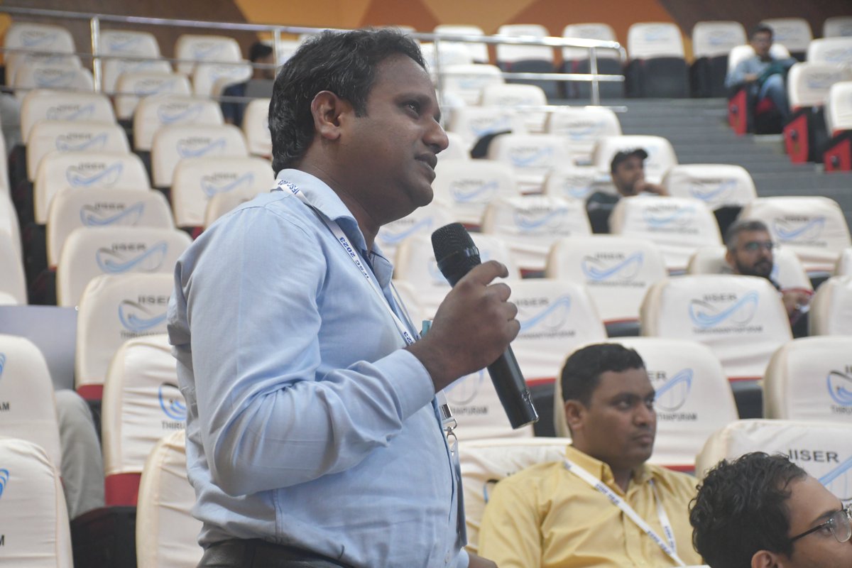 A captivating presentation was delivered by Prof. Stéphane Bellemin-Laponnaz on 'the nonlinear behavior and the boundaries of mechanistic understanding in asymmetric catalysis'.'#IFSC23 @IITKanpur @LCC_CNRS @tvmiiser @Media_IISERTVM