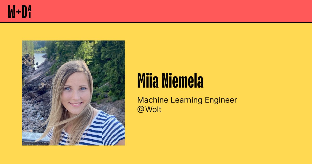 Ready to elevate your ML game? Join Miia Niemelä, the ML Platform pro at Wolt, for an inspiring session at #WDAI2024 📷 #MachineLearning #MLPlatform women-in-data-ai.tech/speakers/miia-…