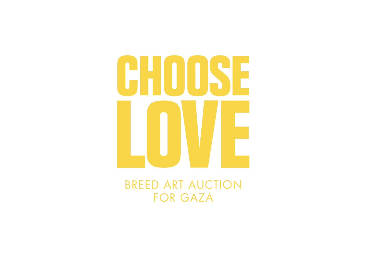 Choose Love - Breed art auction. You can bid until 6pm tomorrow.  All info can be found here…

breedlondon.com/choose-love-fo…

<a href="/chooselove/">Choose Love</a>
