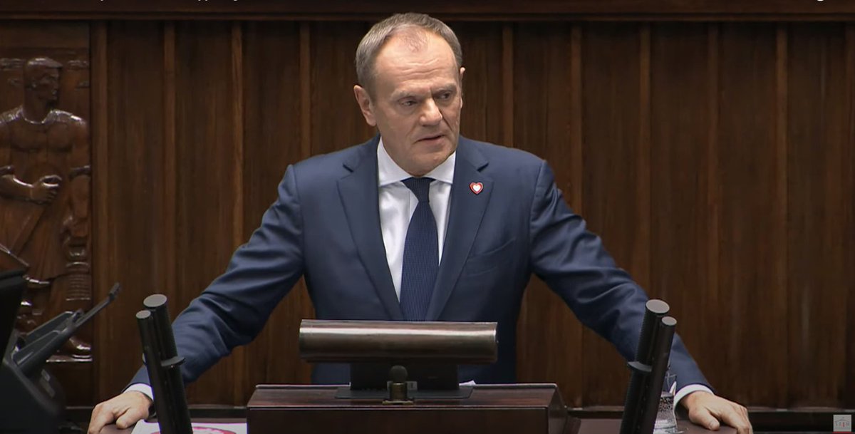 You may be wondering what the change of government in Poland means for PL foreign policy. Let me briefly summarise the main points of Prime Minister Donald Tusk's opening speech:🧵