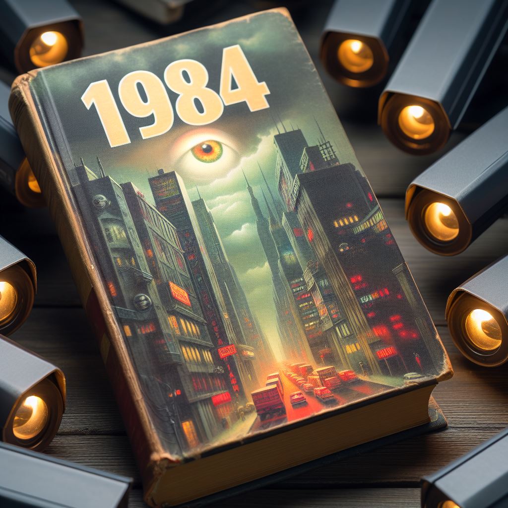 #MisLibros
#Lectura
“1984” de George Orwell
📹🎙️📹

La novela es una obra de distopía que se desarrolla en Oceanía, un país dominado por un gobierno totalitario que mantiene en constante vigilancia a sus ciudadanos e insiste en espiar sus pensamientos para mantener el orden. 

El