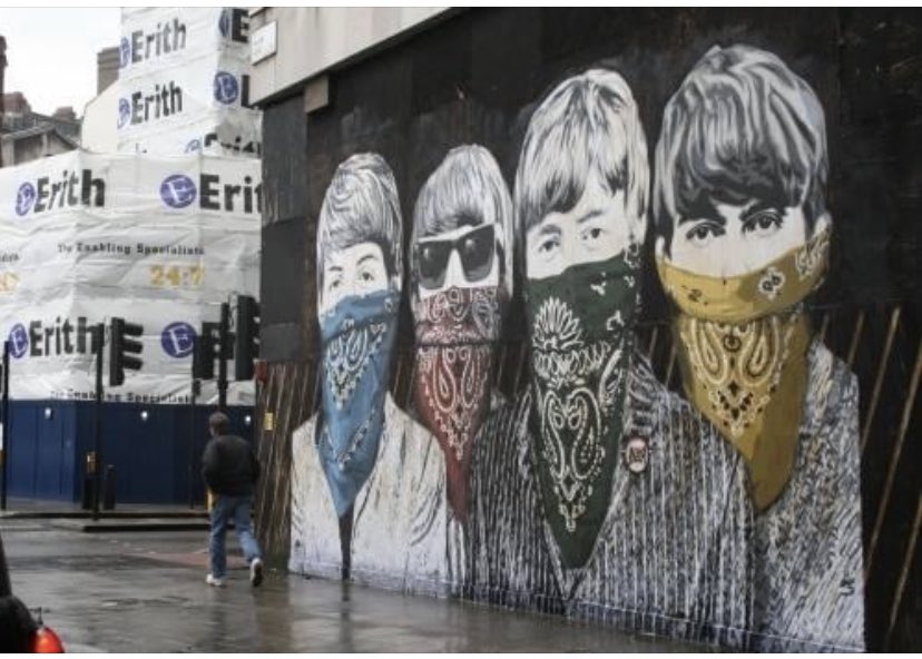 This magnificent tribute to the Beatles was painted by Mr Brainwash when he visited Holborn London back in 2010.
#StreetArt #MrBrainwash #TheBeatles #London
