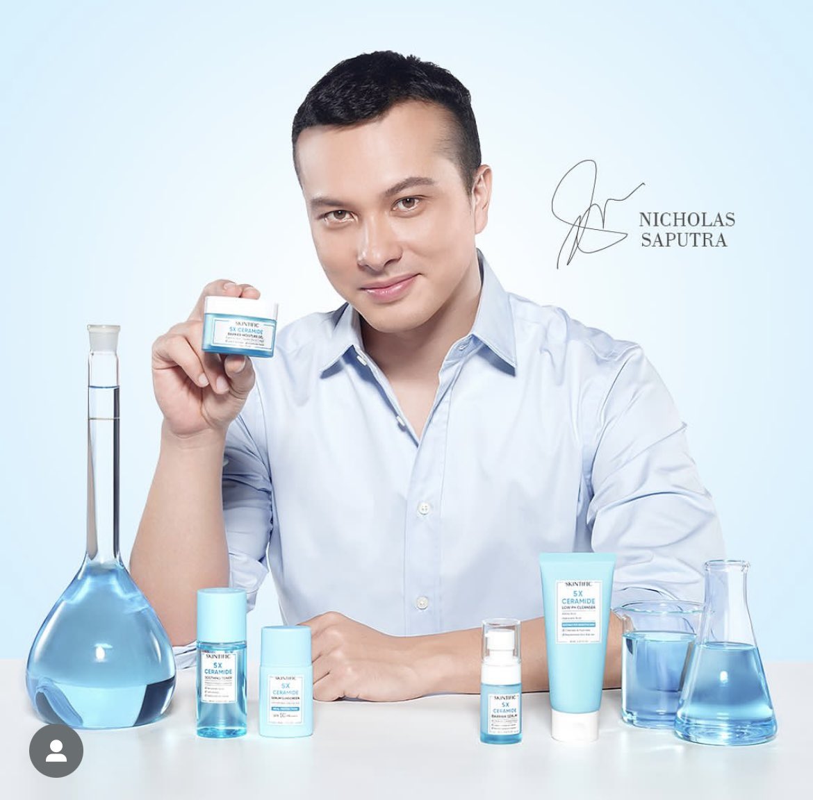 aku ada untuk menjagamu nih ala Nicholas yang pake Skintific untuk jaga kulit #NicholasSkintific