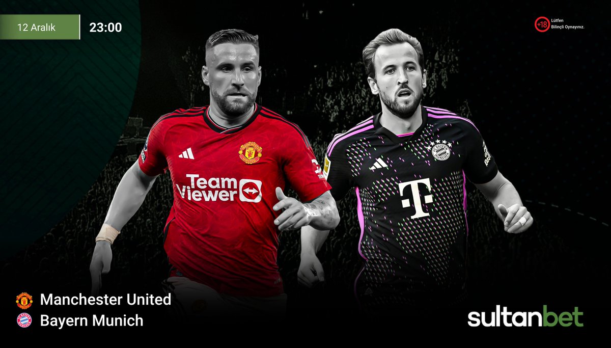 Şampiyonlar Ligi heyecanı Sultanbet'te hız kesmeden devam ediyor!

Manchester United 🆚 Bayern Munich
🗓️12.12.2023
⏰23:00

Güncel Giriş 🎯 bit.ly/sultanbetuyelik
Telegram🎯 t.me/SultanbetTR

#bahis #kupon #sultanbetgiris #spor #Sultanbet #ChampionsLeague #MUFC #UCL