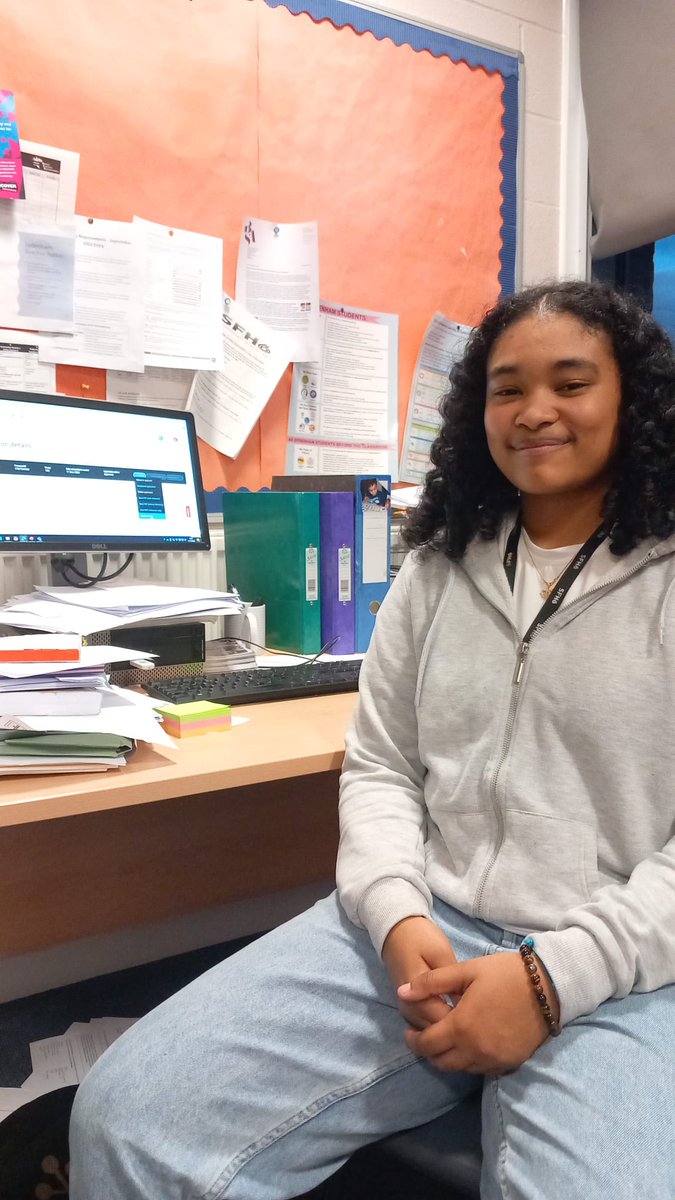 We are delighted to be sending off Maya's UCAS application for Criminology.