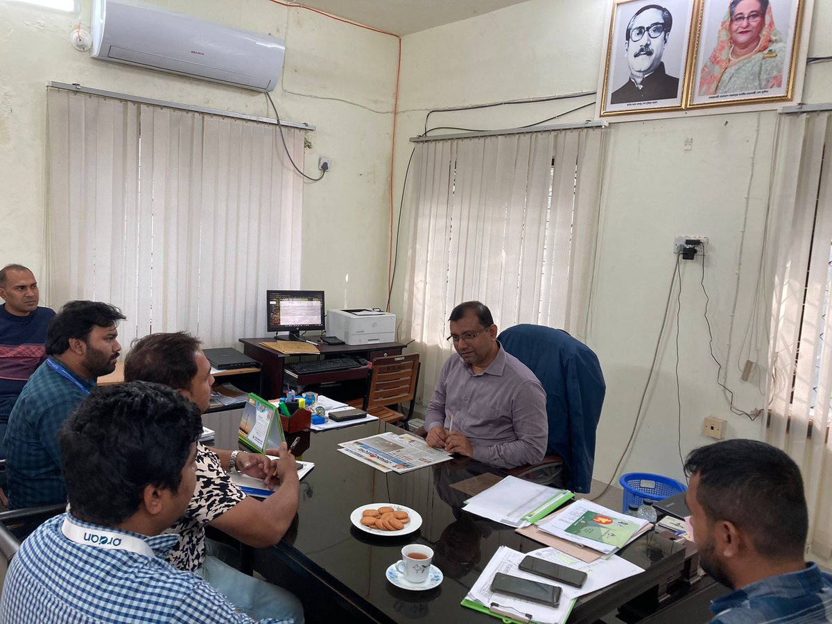 Team PRAAN and EQMS visited and interviewed the Mayor of Noakhali Municipality, Town Manager, Noakhali Municipality Executive Engineer, PDB Executive Engineer under the Scope Study titled 'Potential of the Municipality in Promoting Renewable Energy at the Local Level.'
#PRAANbd