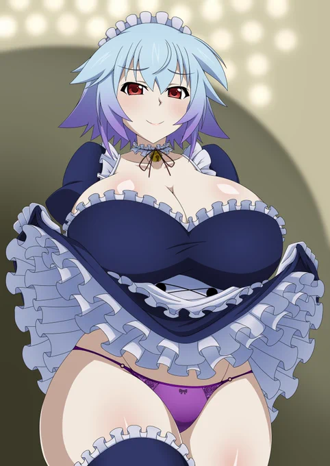 「IS2」10周年記念絵その11メイドコス(千冬ver.)楯無さん 