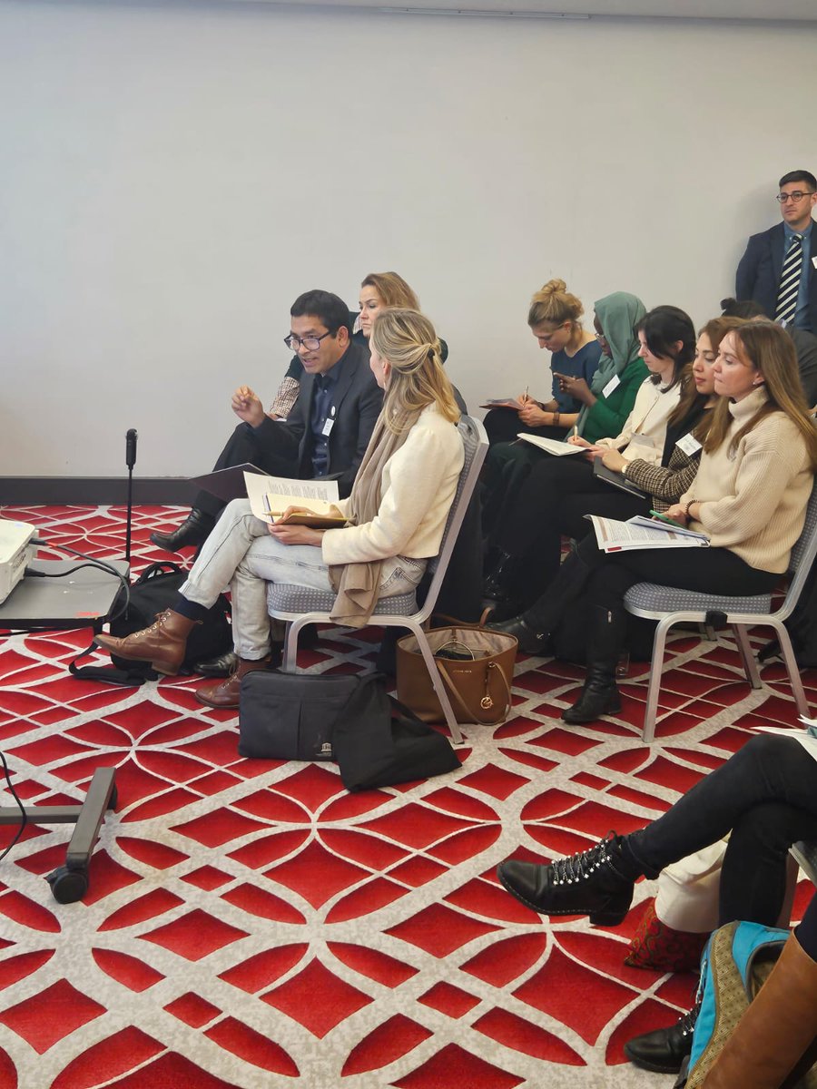 SoniaGrigt's tweet photo. A lively conversation and crowded room at #GRFEdu23 to discuss action needed to prioritise #teachers in education responses in refugee and crisis settings. We need to transform pledges into action and #FundEducation ! @eduint ready to do our part.

#RefugeeForum 
#GoPublic https://t.co/LmenGqFrmJ
